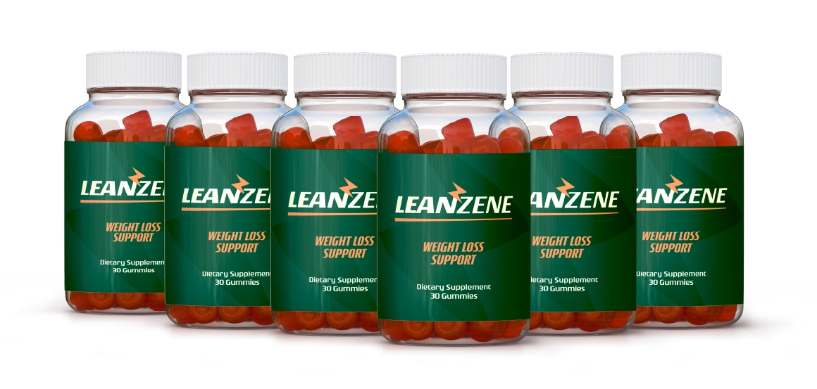 Leanzene weight loss supplement bottle for natural fat burning support